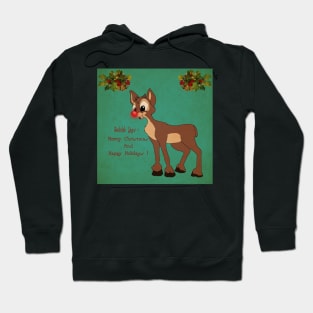 Rudolph's Seasons Greetings Hoodie